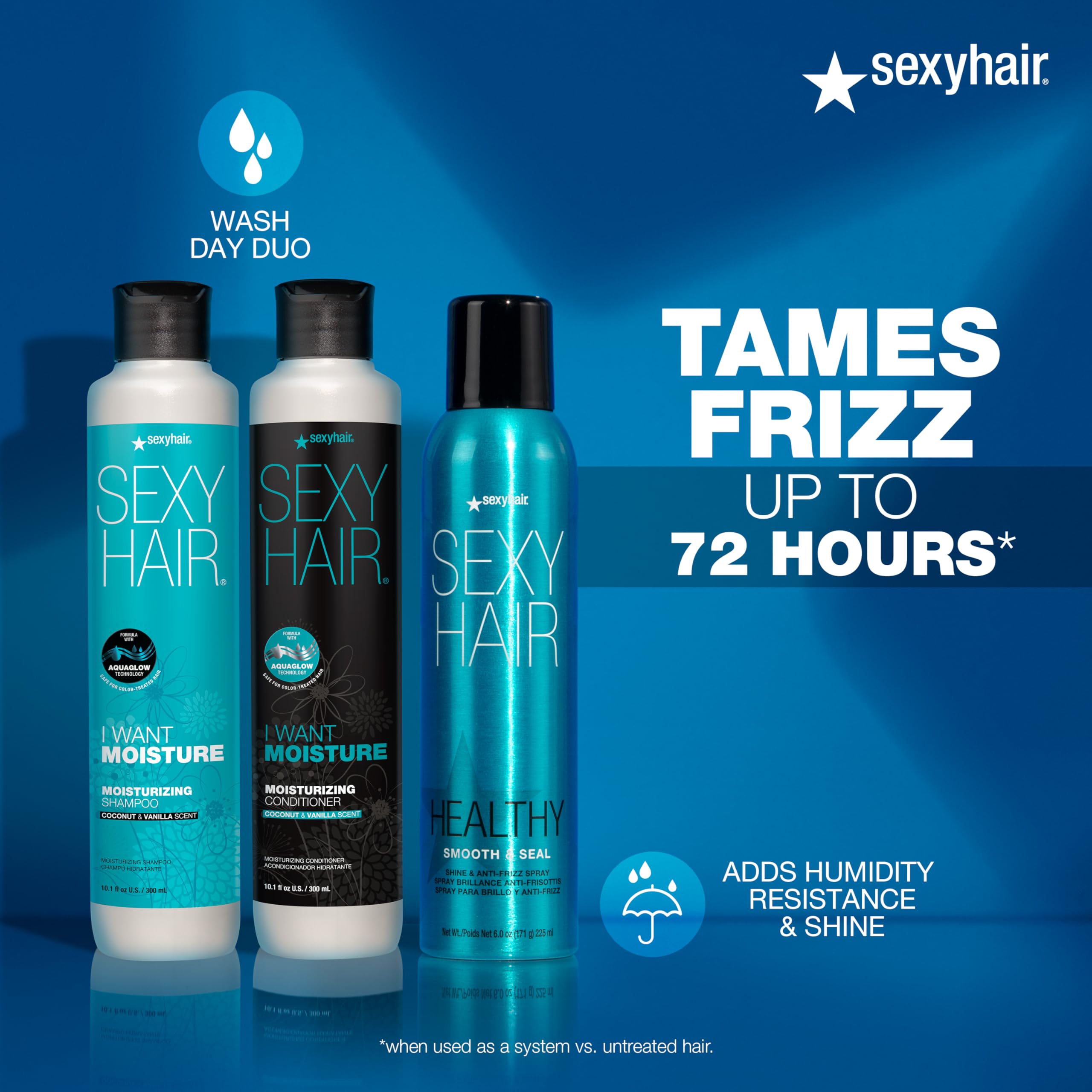 SexyHair Healthy Smooth and Seal Shine and Anti-Frizz Spray | Smooths Cuticle | Adds Shine and Reduces Frizz | All Hair Types - Image 6